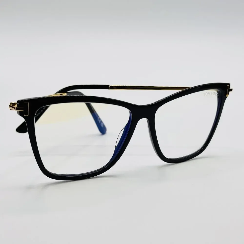 Tom Ford Eyeglasses Frame TF6097-B 001 Black Butterfly Frame 53-13-140 NEW